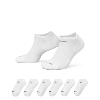 Nike no show socks white best sale